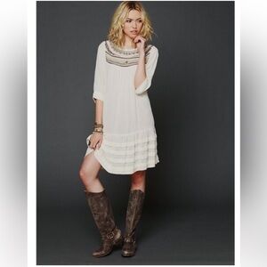 FREE PEOPLE Ribbons & Rows Dress